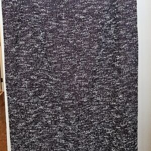 Ann Taylor Maroon and White Patterned Skirt